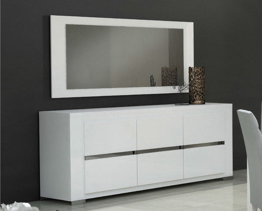 ESF Furniture - Status Italy Elegance 3-Door Buffet with Mirror - ELEGANCE3DBM ESF Furniture