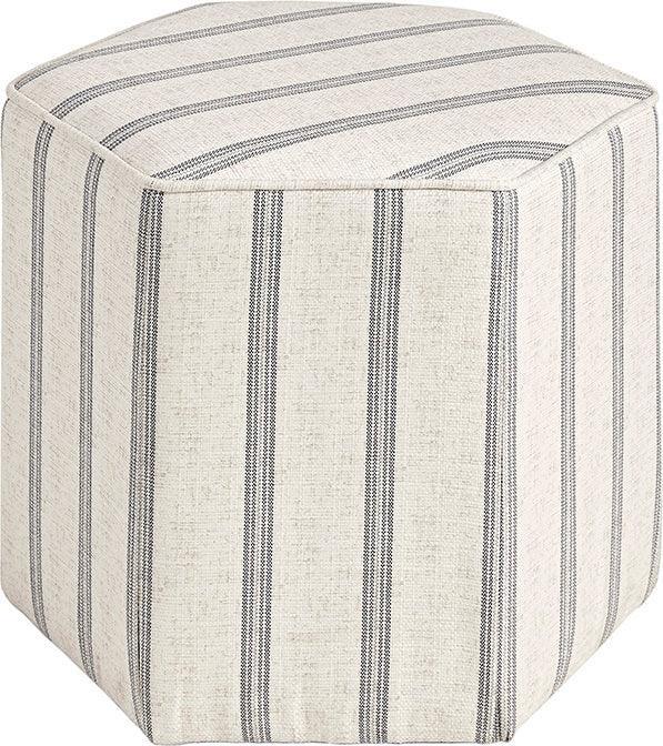 Ellen Farm House Accent Ottoman 18"W x 18"D x 16"H Natural Olliix.com