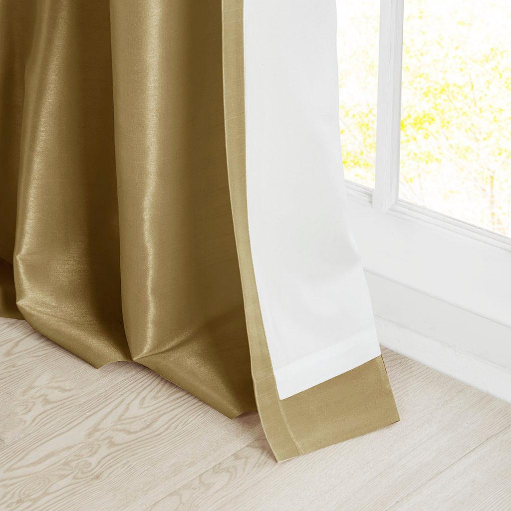 Emilia 108" Twist Tab Window Curtain Collection Bronze Olliix.com