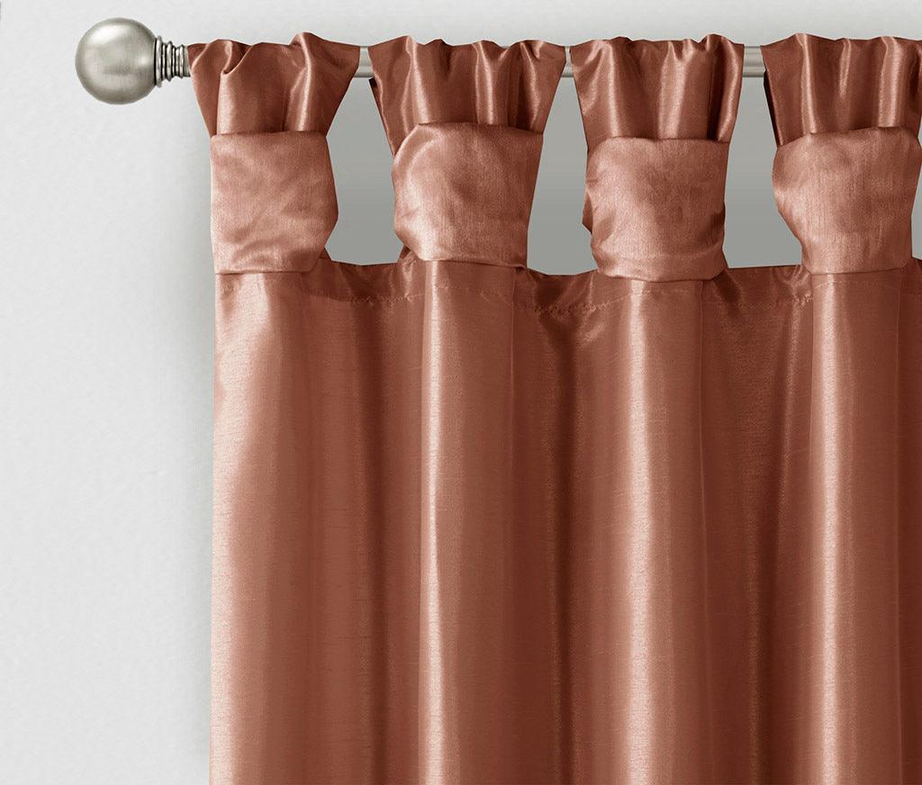 Emilia 108" Twist Tab Window Curtain Collection Spice Olliix.com