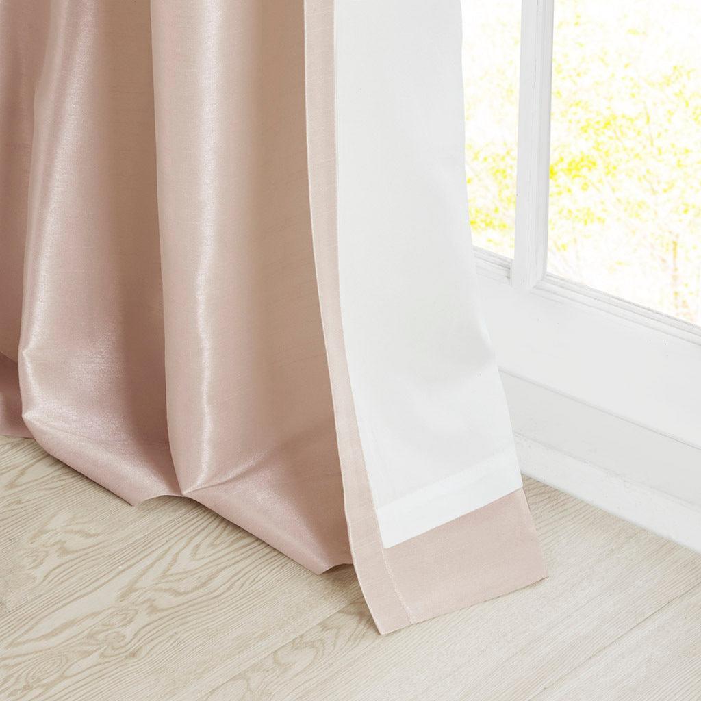 Emilia 120" Twist Tab Window Curtain Collection Blush Olliix.com