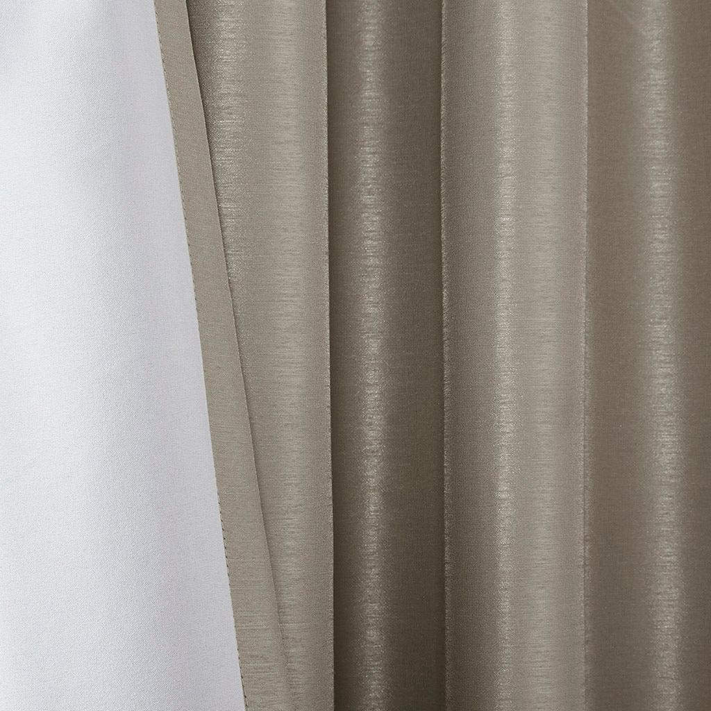 Emilia 84" Twist Tab Window Curtain Collection Pewter Olliix.com