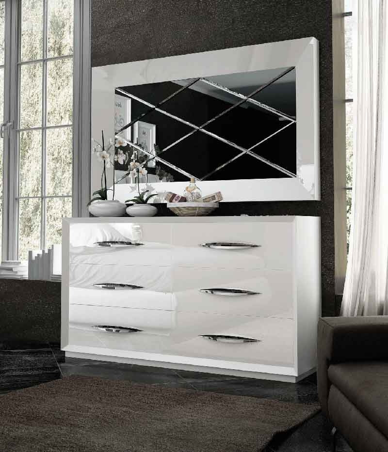 ESF Furniture - Franco Spain Carmen Double Dresser with Mirror - CARMENDDM ESF Furniture