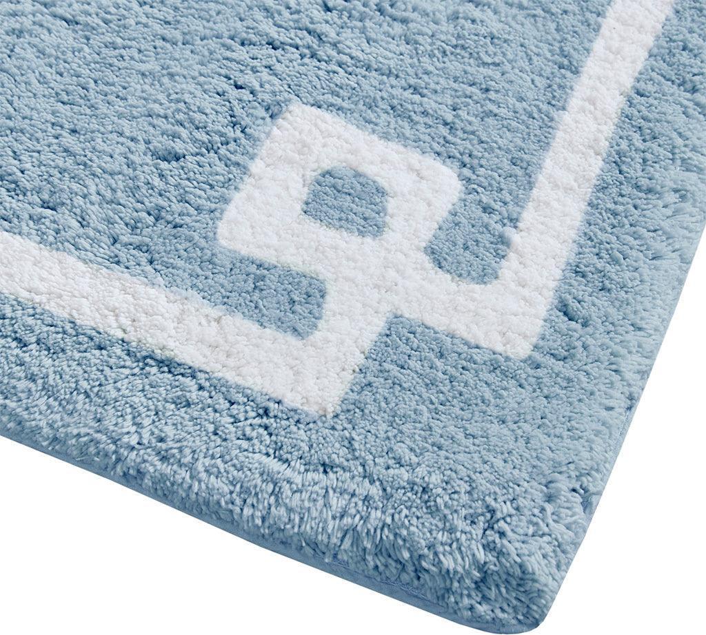 Evan 20x30" Bath Rug Blue Olliix.com