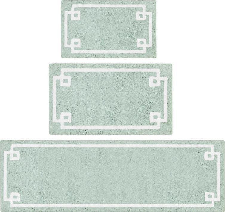 Evan 20x30" Bath Rug Seafoam Olliix.com