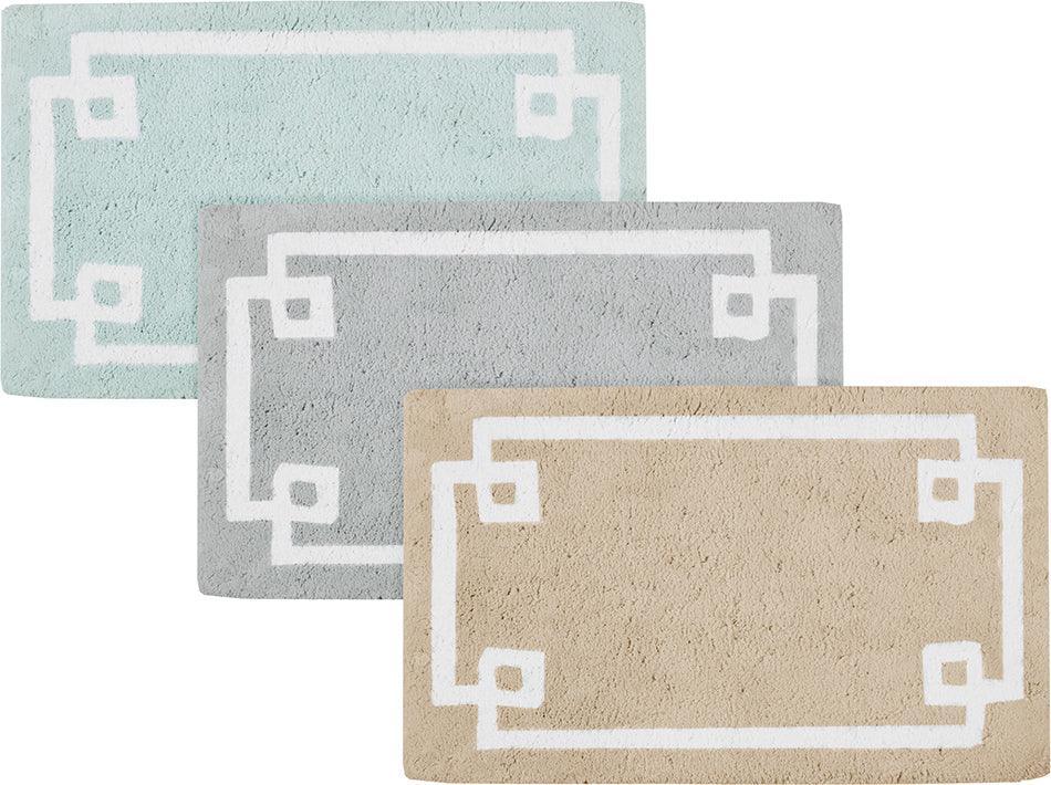 Evan 20x30"Bath Rug Taupe Olliix.com