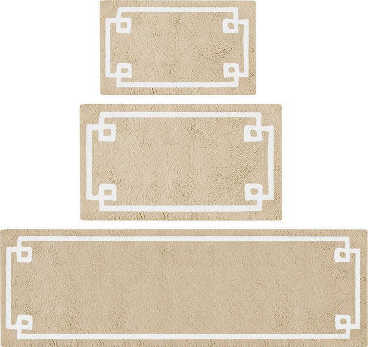 Evan 20x30"Bath Rug Taupe Olliix.com