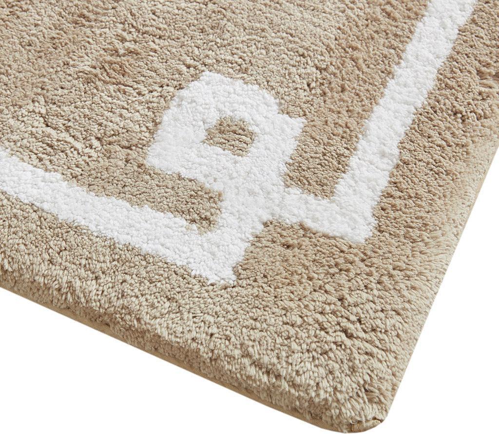 Evan 20x30"Bath Rug Taupe Olliix.com