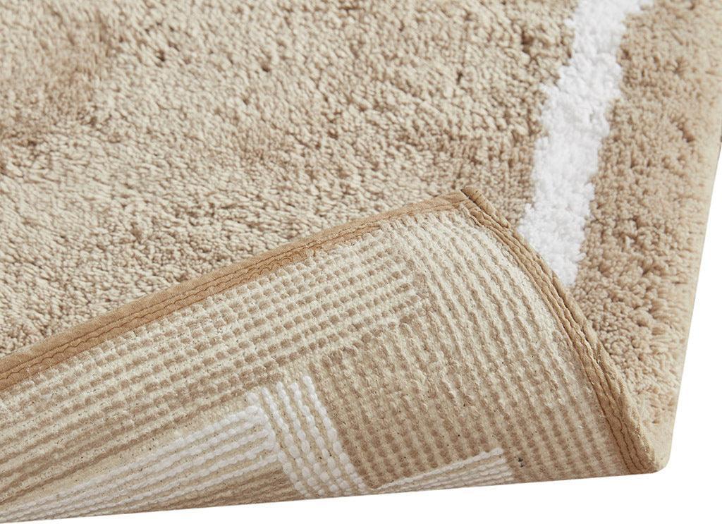 Evan 20x30"Bath Rug Taupe Olliix.com