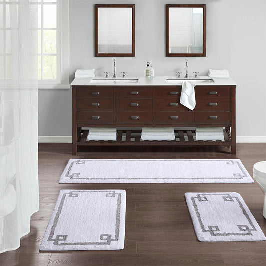 Evan 24x40" Bath Rug White Olliix.com