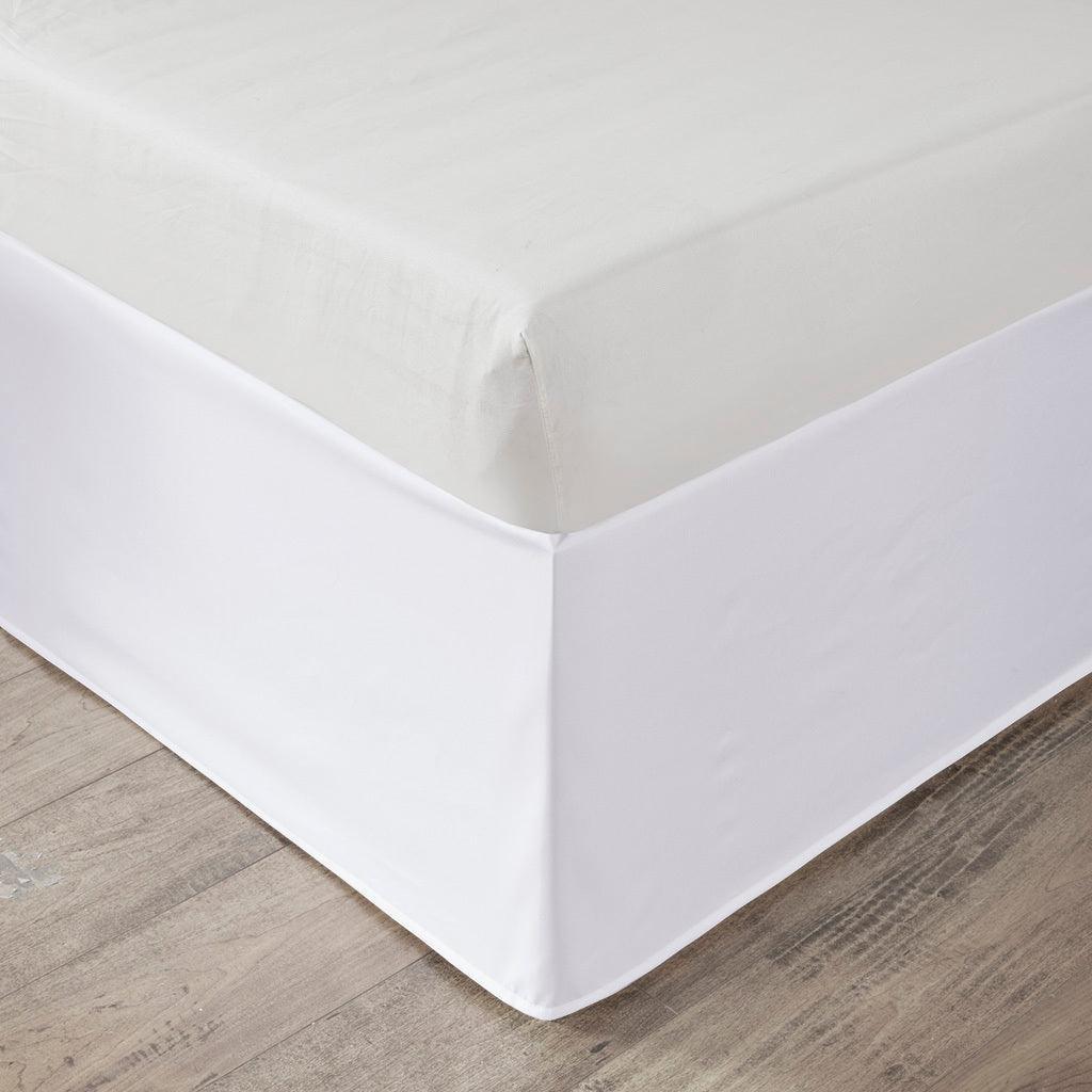 Extended Twin XL Bed Skirt&Sham White Olliix.com