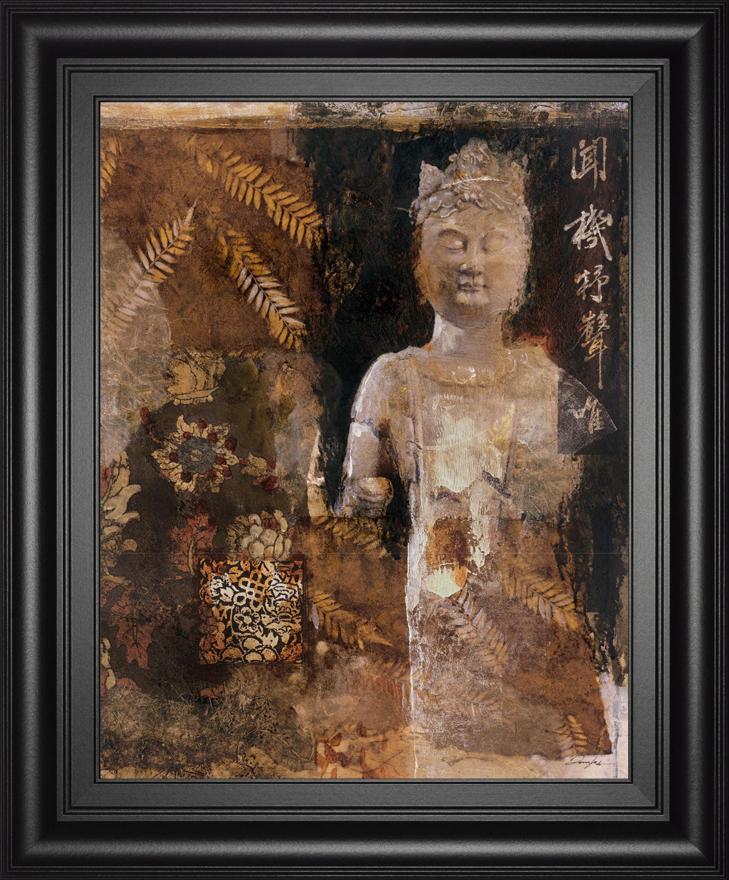 Inner Chi III By Douglas - Framed Print Wall Art - Gold Classy Art