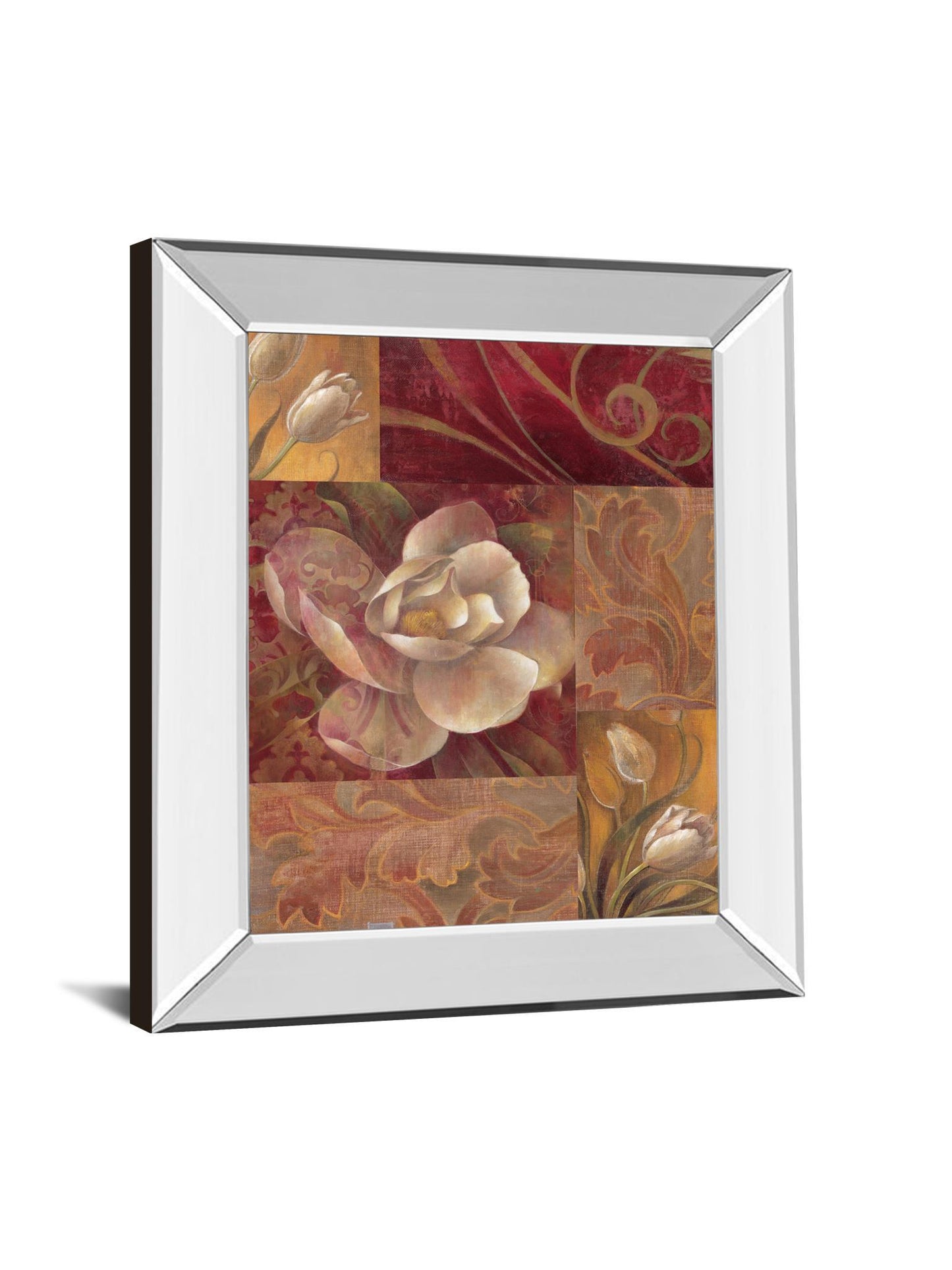 Variety Of Style I By Elaine Vollherbst-Lane - Mirror Framed Print Wall Art - Red Classy Art