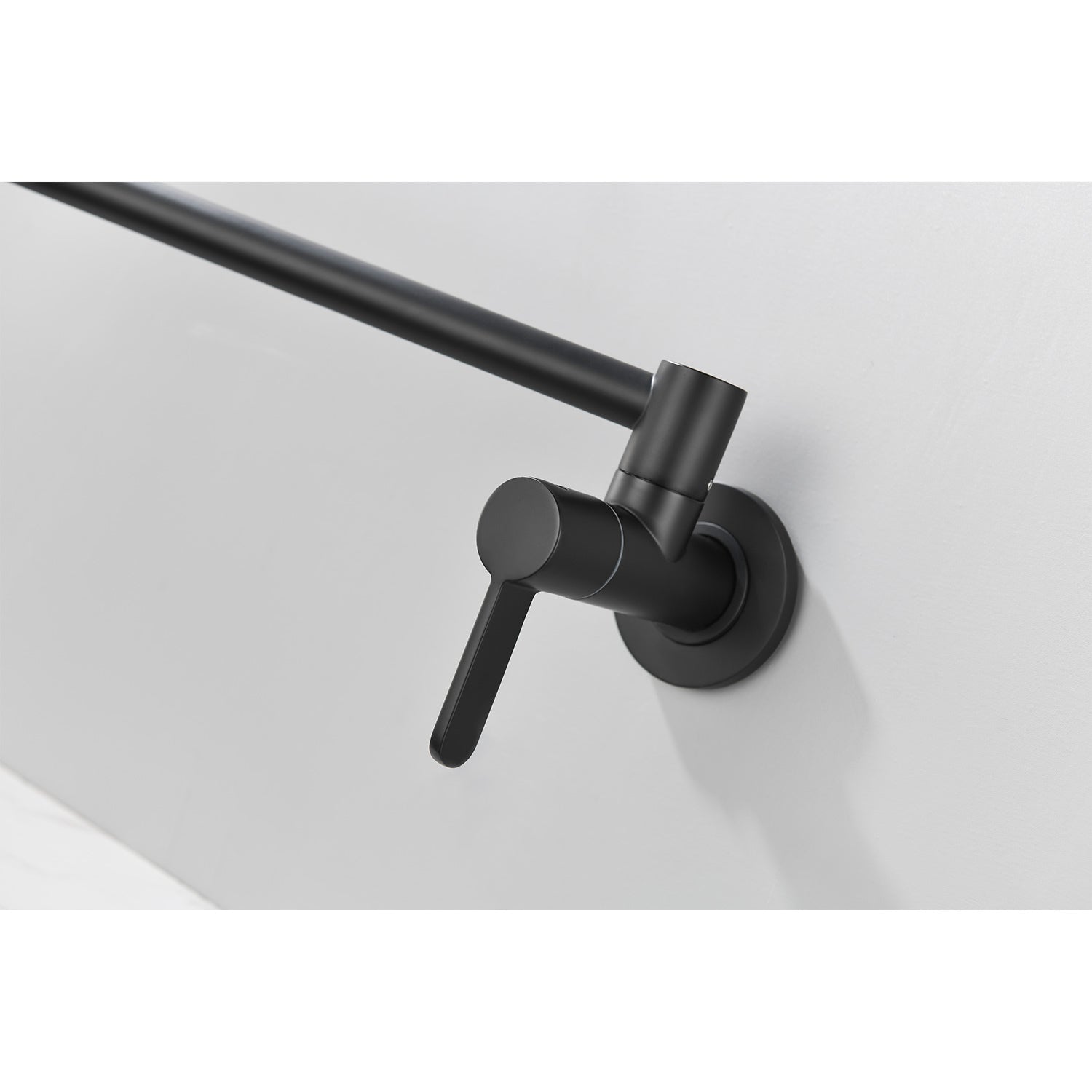 Wall Mount Folding Kitchen Pot Filler Faucet House to Home Furnishings LLC