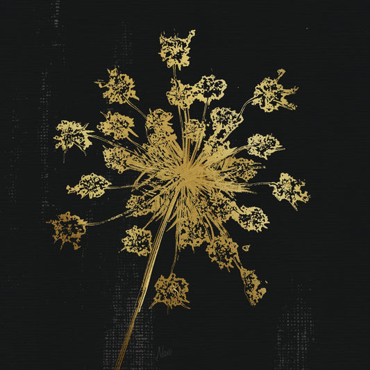 Small - Lacy Gold I By Nan - Black Classy Art