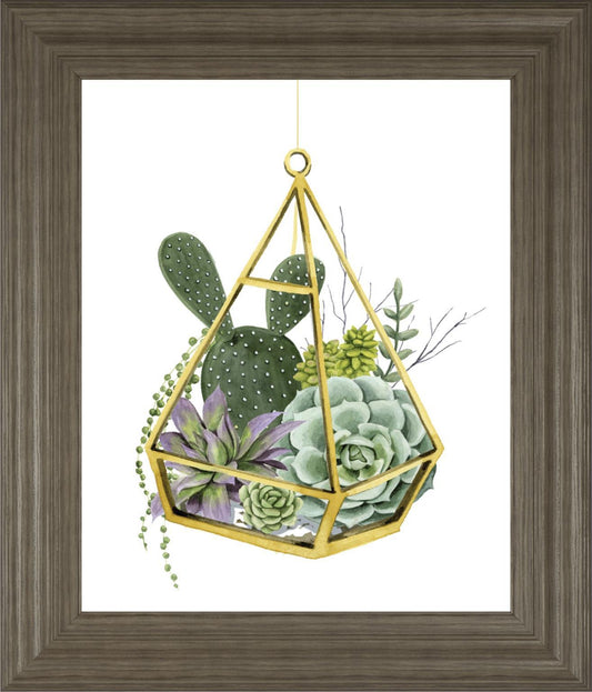 22x26 Wild Terrarium I By Grace Popp - Green Classy Art