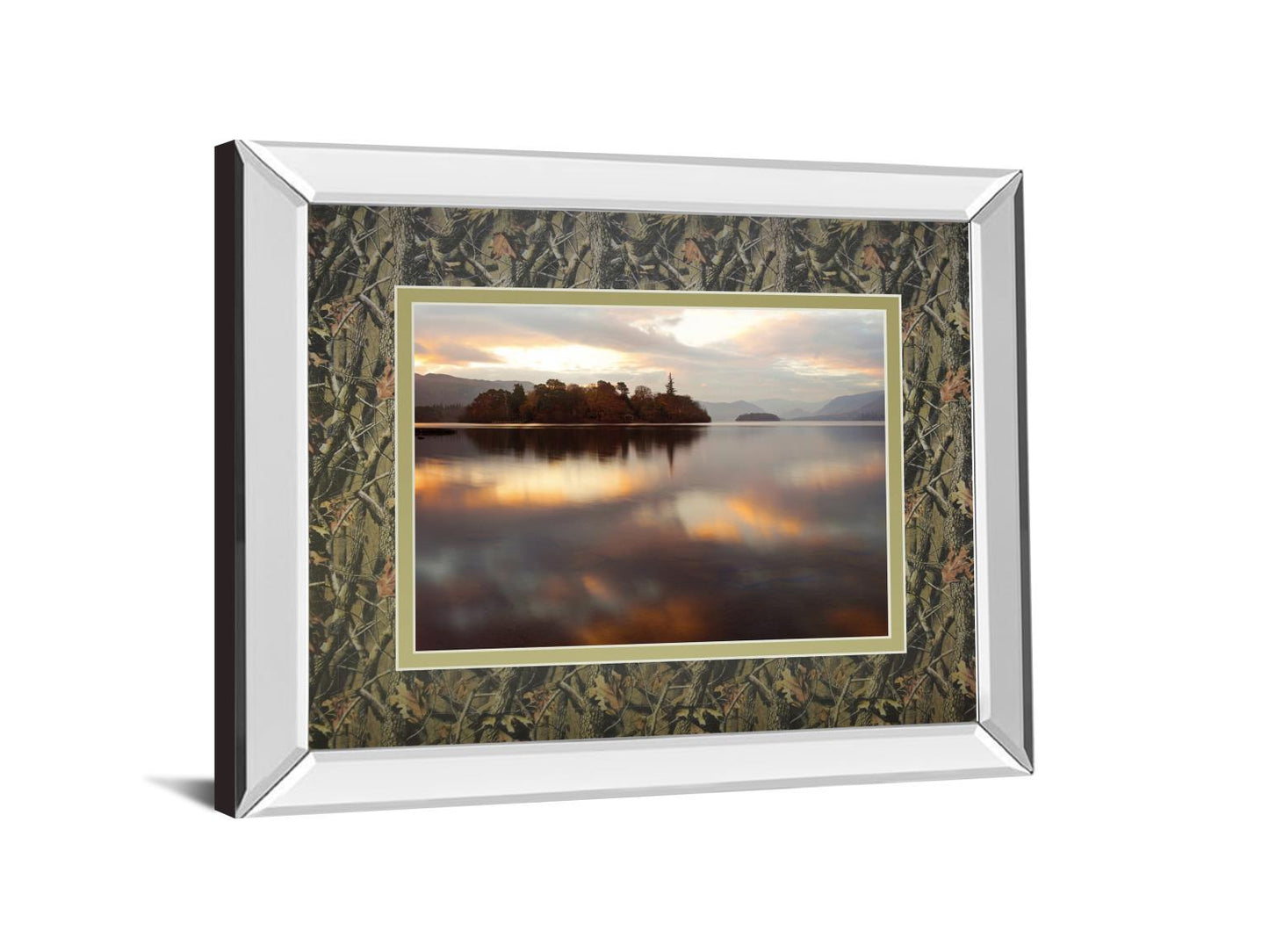 Golden Lake By Peter Adams - Framed Print Wall Art - Gold Classy Art