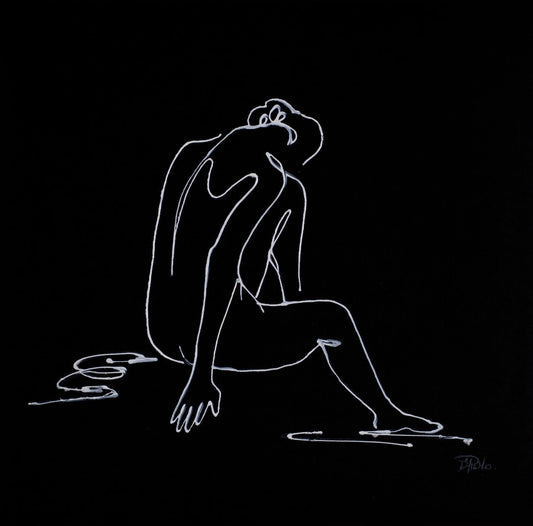 Spa Day Figurative I By Patricia Pinto - Black Classy Art