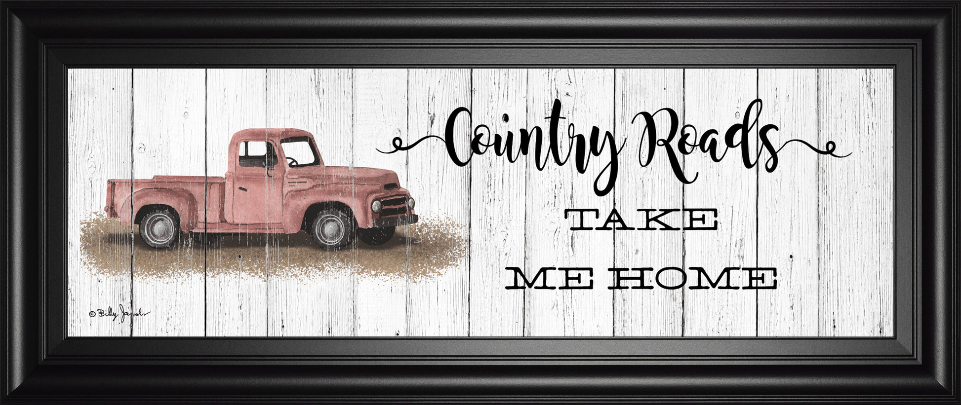 Take Me Home Country Roads By Billy Jacobs - Beige Classy Art