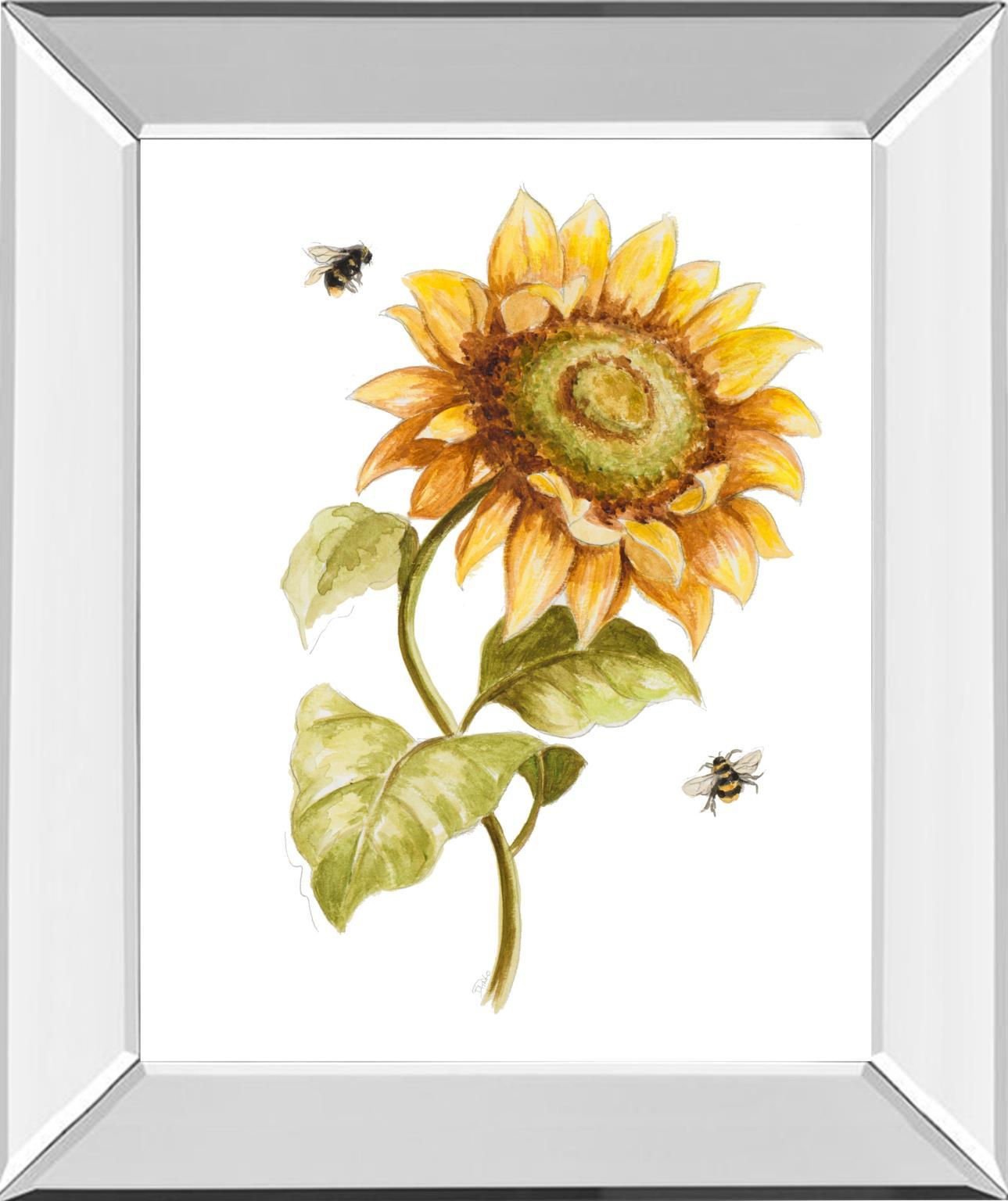 Harvest Gold Sunflower II By PatriciaPinto - Yellow Classy Art