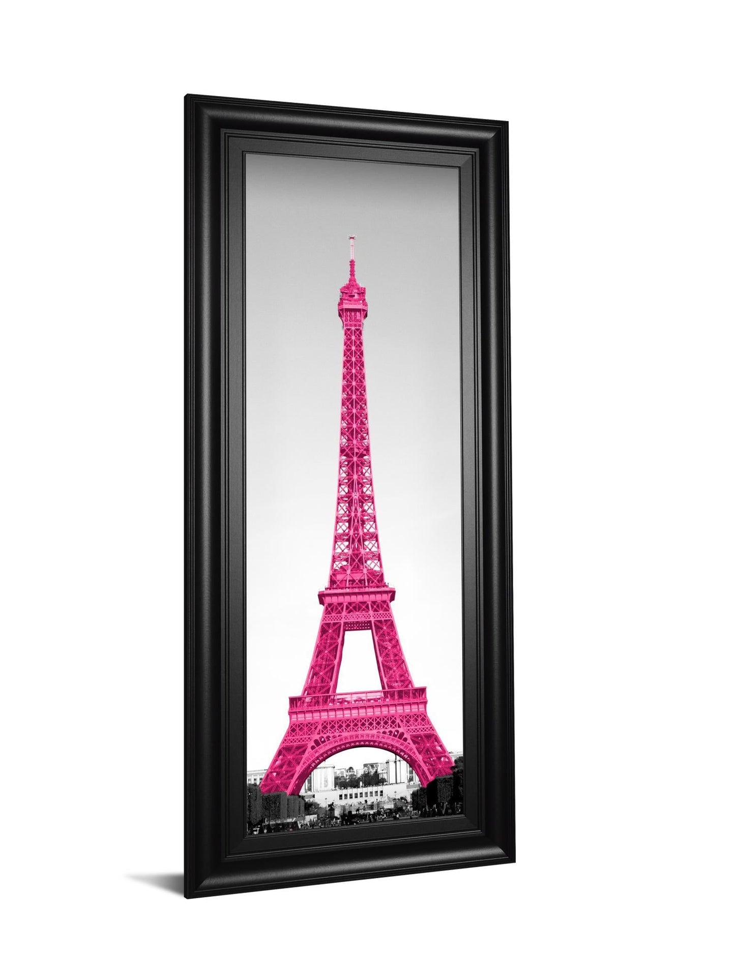 Pretty In Paris By Emily Navas - Framed Print Wall Art - Pink Classy Art