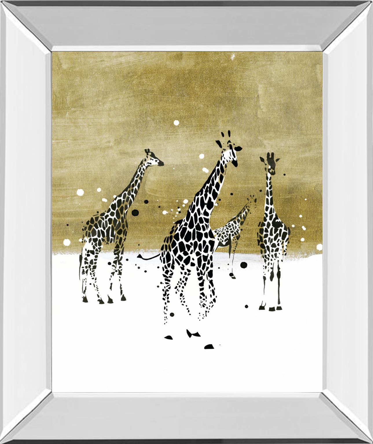 Spotted Giraffe II By Annie Warren - Light Brown Classy Art