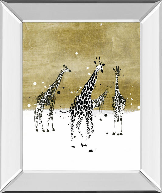 Spotted Giraffe II By Annie Warren - Light Brown Classy Art