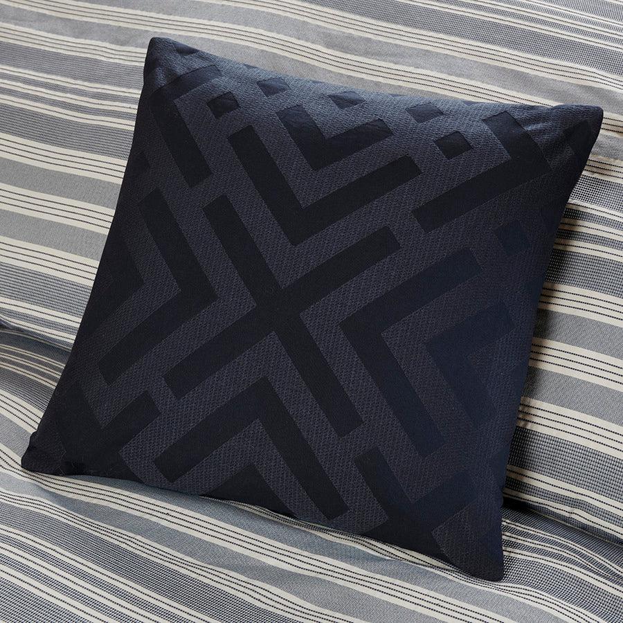 Farmhouse Coastal Comforter Set Blue King Olliix.com