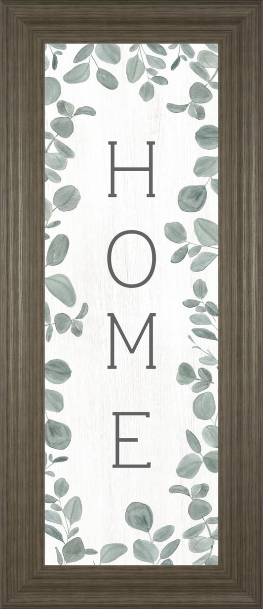 Home Eucalyptus Il By Kate Sherrill - Light Blue Classy Art