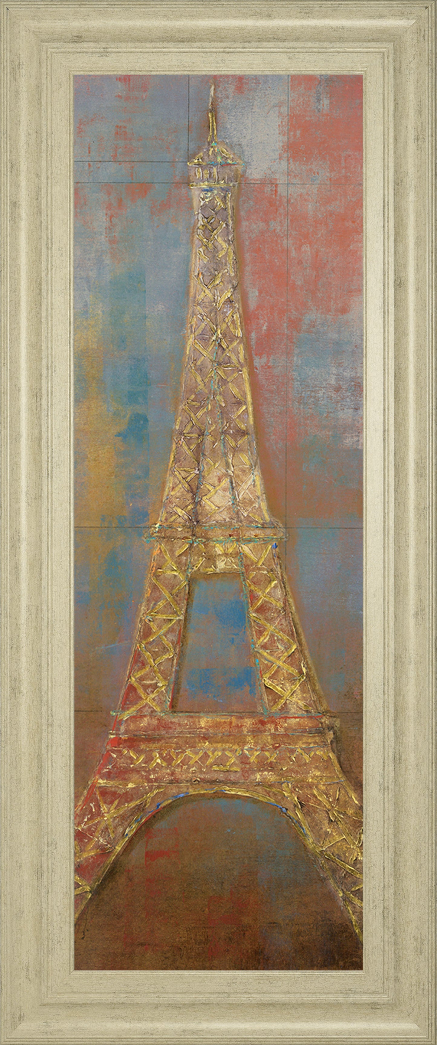 Eiffel By Longo - Framed Print Wall Art - Gold Classy Art