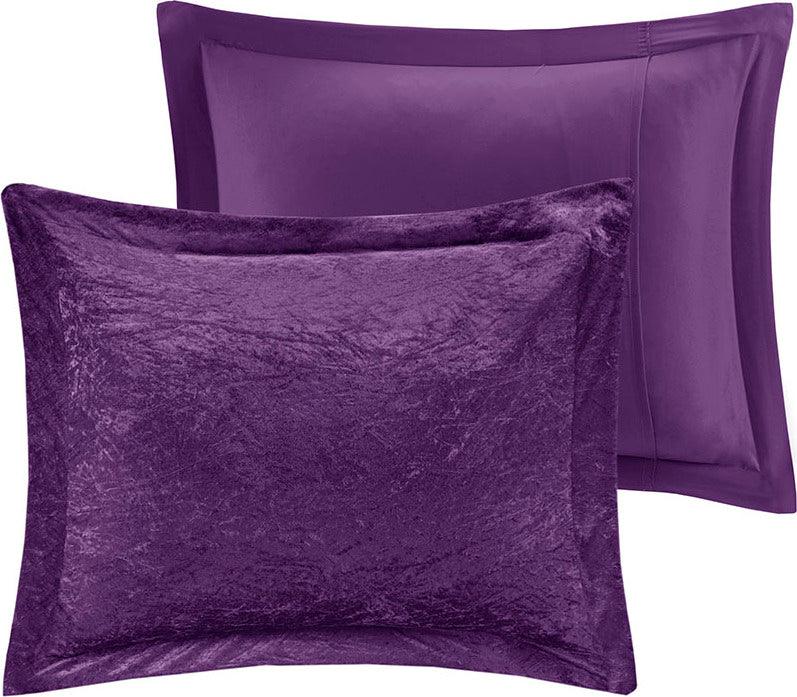 Felicia Full/Queen Comforter (Set) Purple Olliix.com