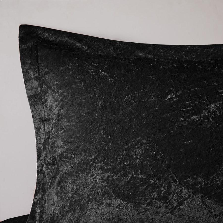 Felicia Full/Queen Duvet & Duvet Set Black Olliix.com