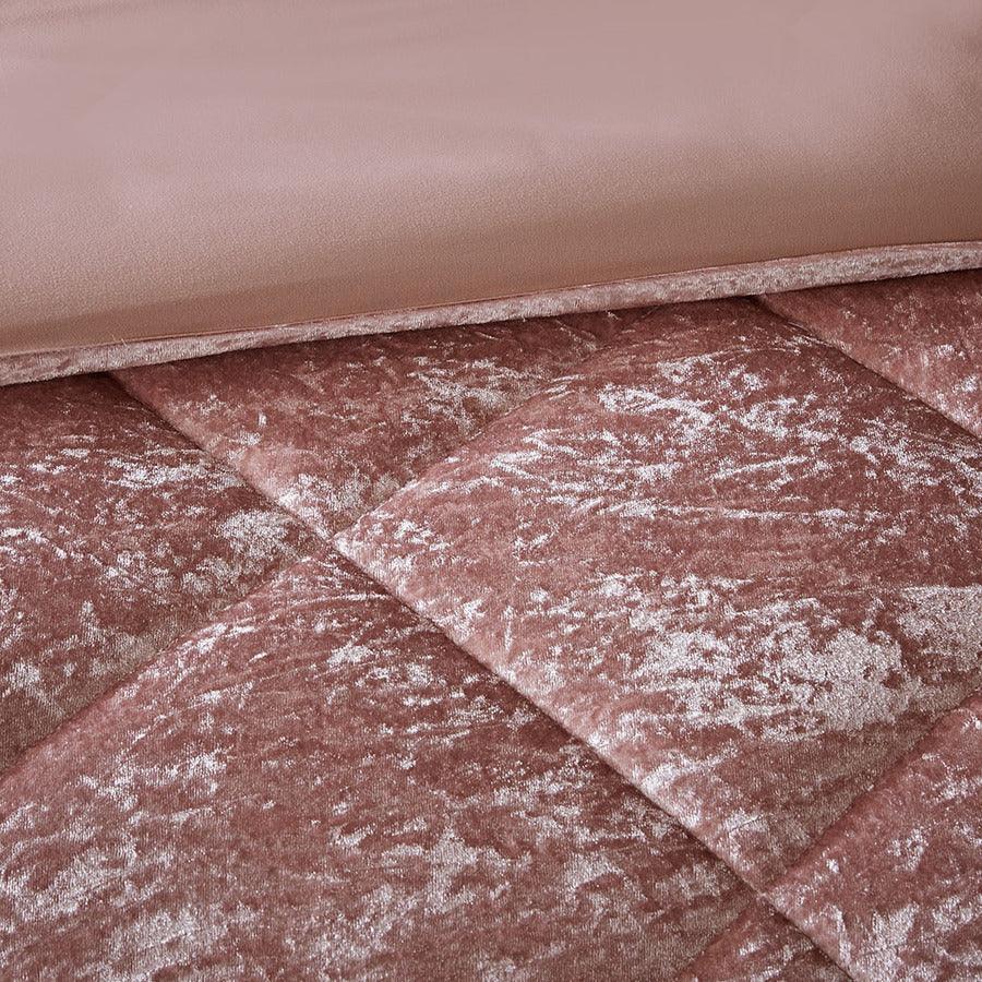 Felicia Full/Queen Duvet & Duvet Set Blush Olliix.com