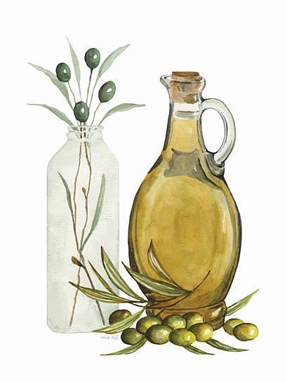 Olive Oil Jar II By Cindy Jacobs - Yellow Classy Art