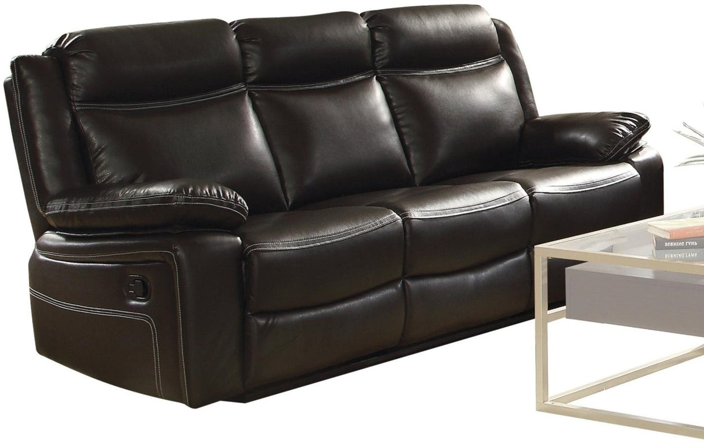 Acme Furniture Corra Motion Sofa in Espresso 52050 ACME East