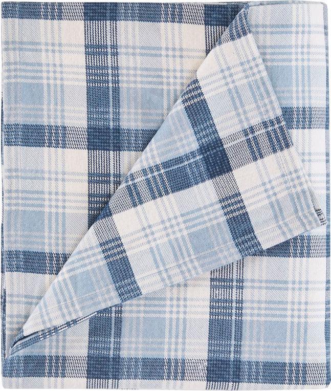 Flannel King Sheet Set Blue Olliix.com