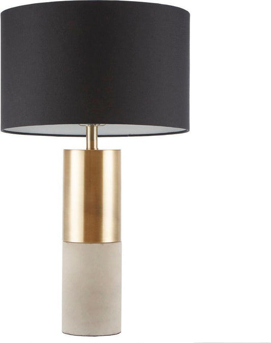 Fulton Table Lamp Gold & Black Olliix.com