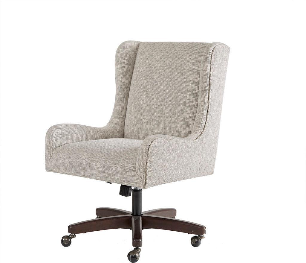 Gable Transitional Office Chair 24.5"W x 26.75"D x 37.75"~41.75"H Cream Olliix.com