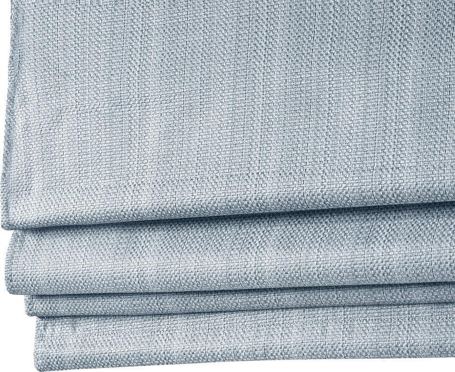 Galen 64" Basketweave Light Filtering Roman Shade Blue Olliix.com