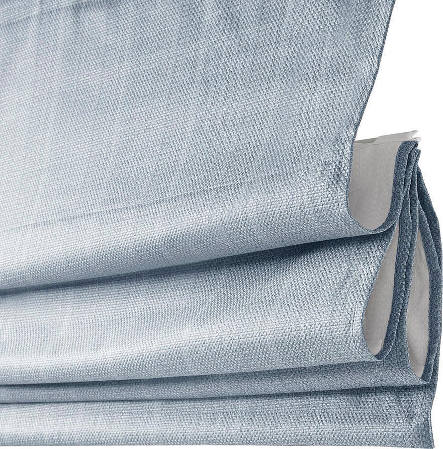 Galen 64" Basketweave Light Filtering Roman Shade Blue Olliix.com