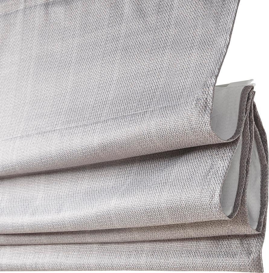 Galen 64" Basketweave Light Filtering Roman Shade Gray Olliix.com