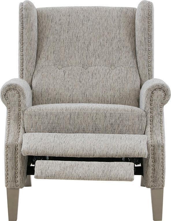 Giselle Push Back Recliner Gray Multi Olliix.com