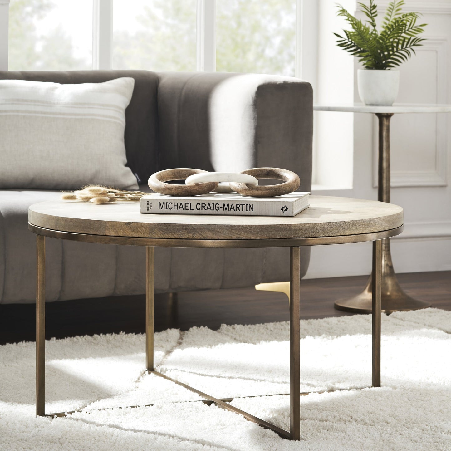 RenWil Liana Odd Shape Coffee Table TA445 RenWil