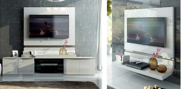 ESF Furniture - Granada Wall Unit White - GRANADAWALLUNIT ESF Furniture