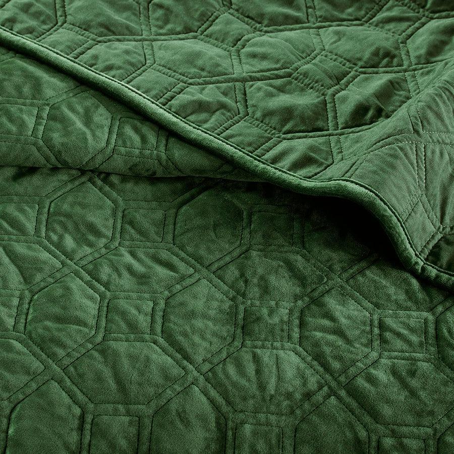 Harper Full/Queen Coverlet & Bedspr  Green Olliix.com