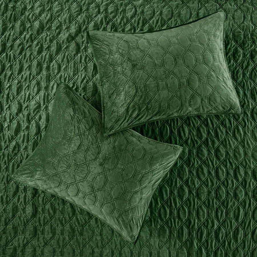 Harper Full/Queen Coverlet & Bedspr  Green Olliix.com