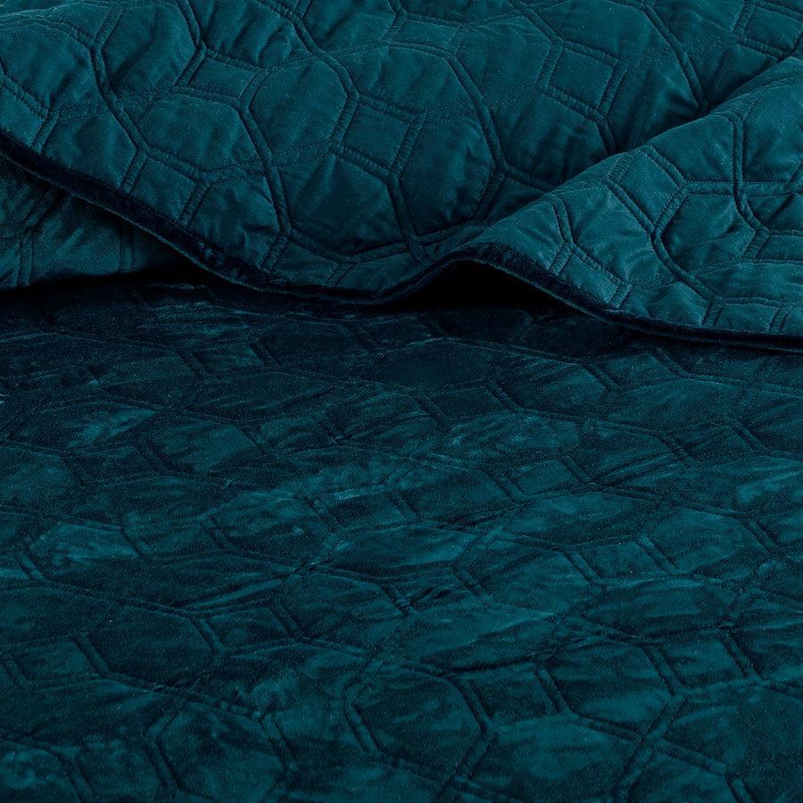 Harper Full/Queen Coverlet & Bedspread Teal Olliix.com