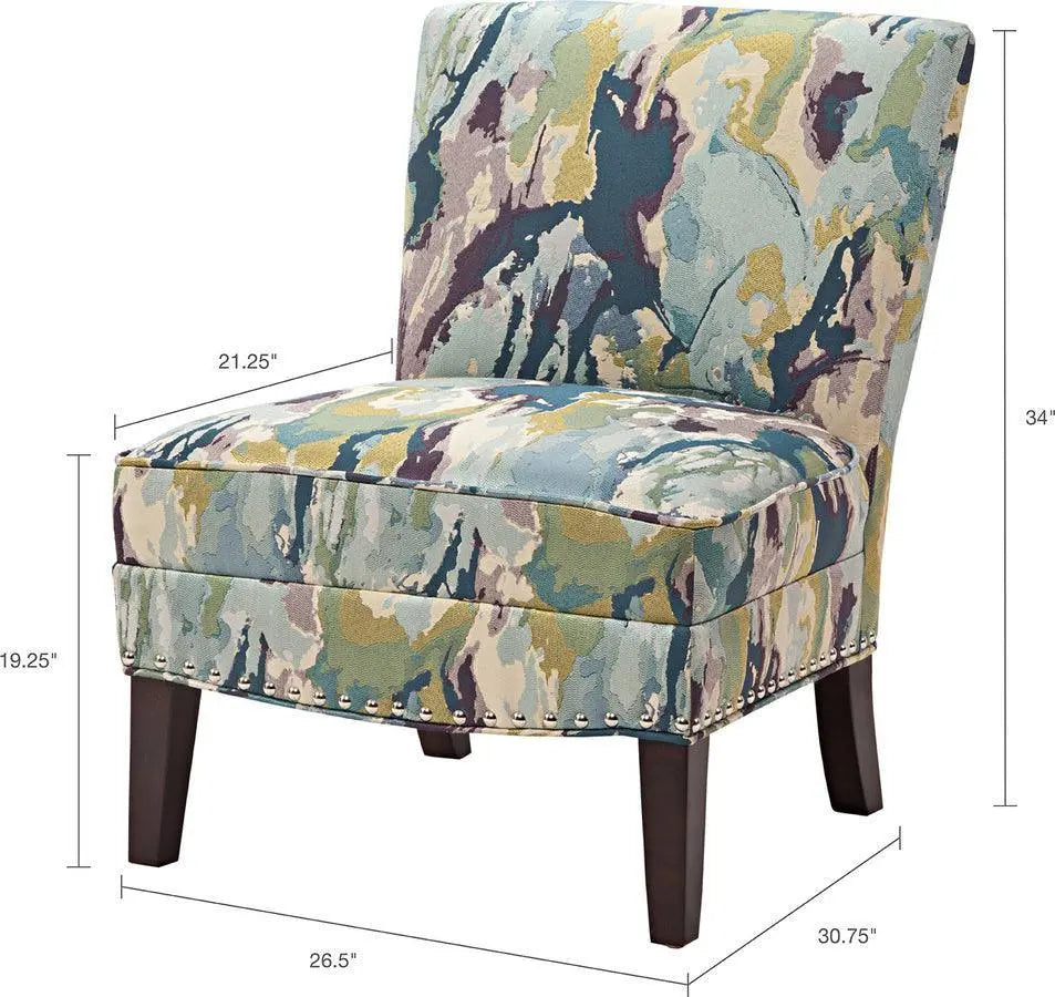 Hayden Slipper Accent Chair Multicolor Olliix.com