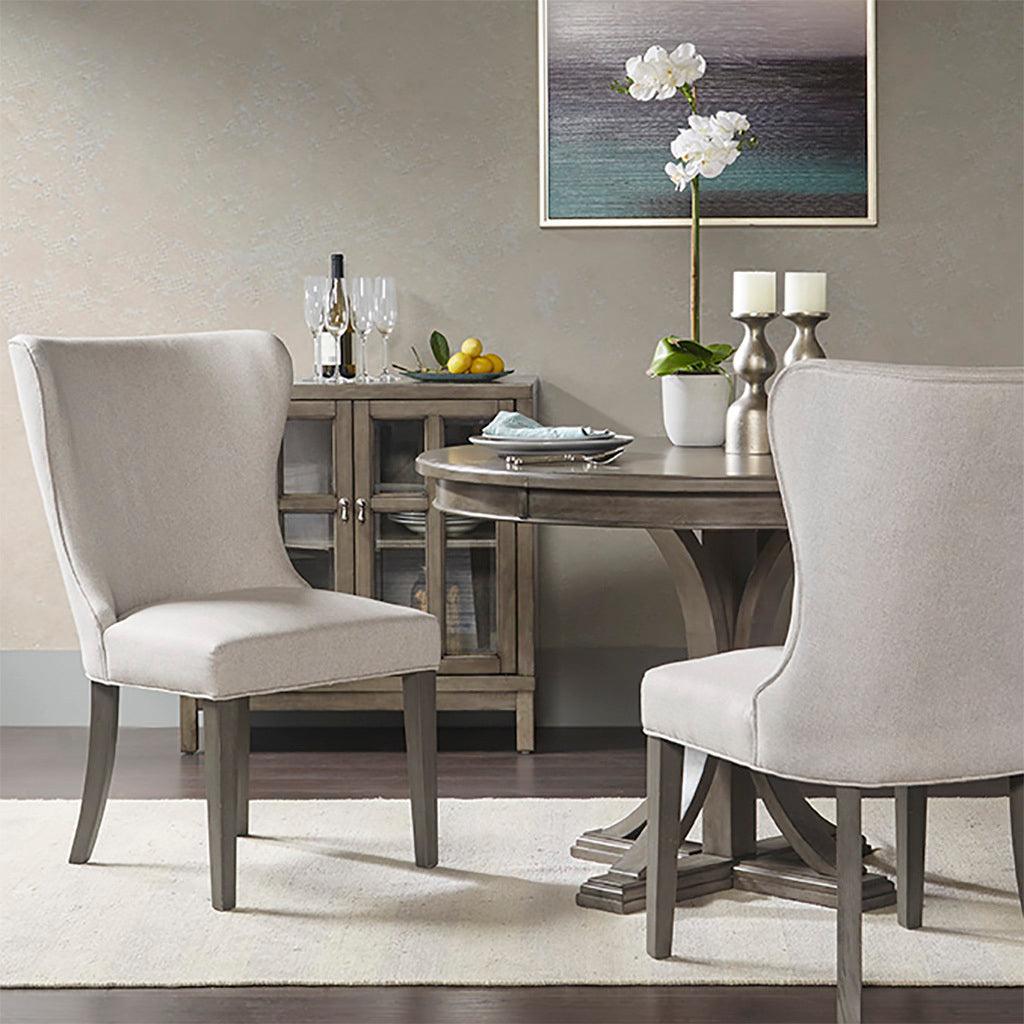 Helena Dining Side Chair Cream & Gray Olliix.com