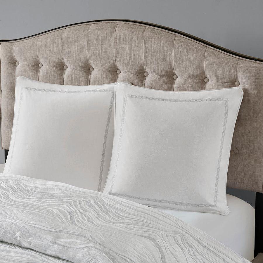 Hollywood Global Inspired| Glam Comforter Set White Queen Olliix.com